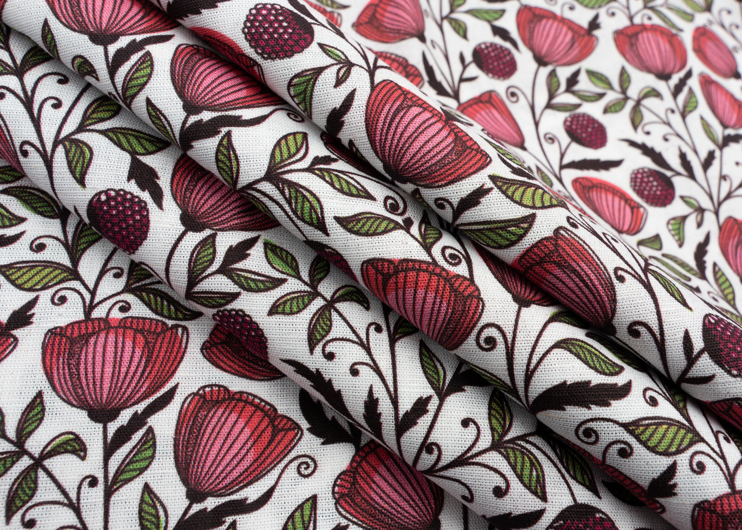 Linen Cotton Blend,Digital Print,Plain,White And Multi Colour Feather, Men And Women, Unstitched Shirting Or Top Fabric