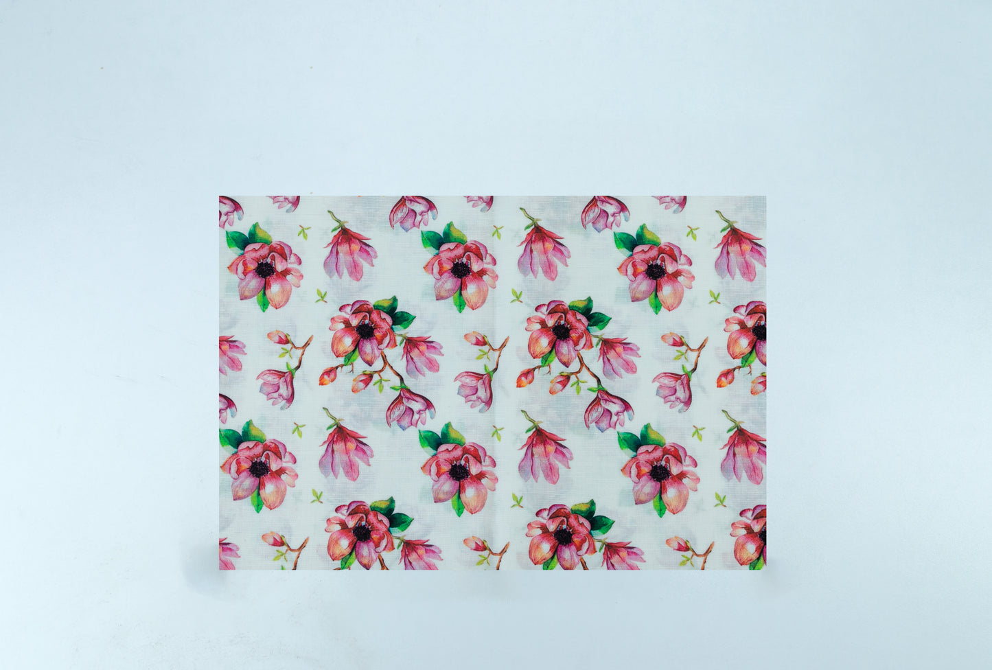 Linen Cotton Blend,Digital Print,Plain,White And Multi Colour Floral, Men And Women, Unstitched Shirting Or Top Fabric
