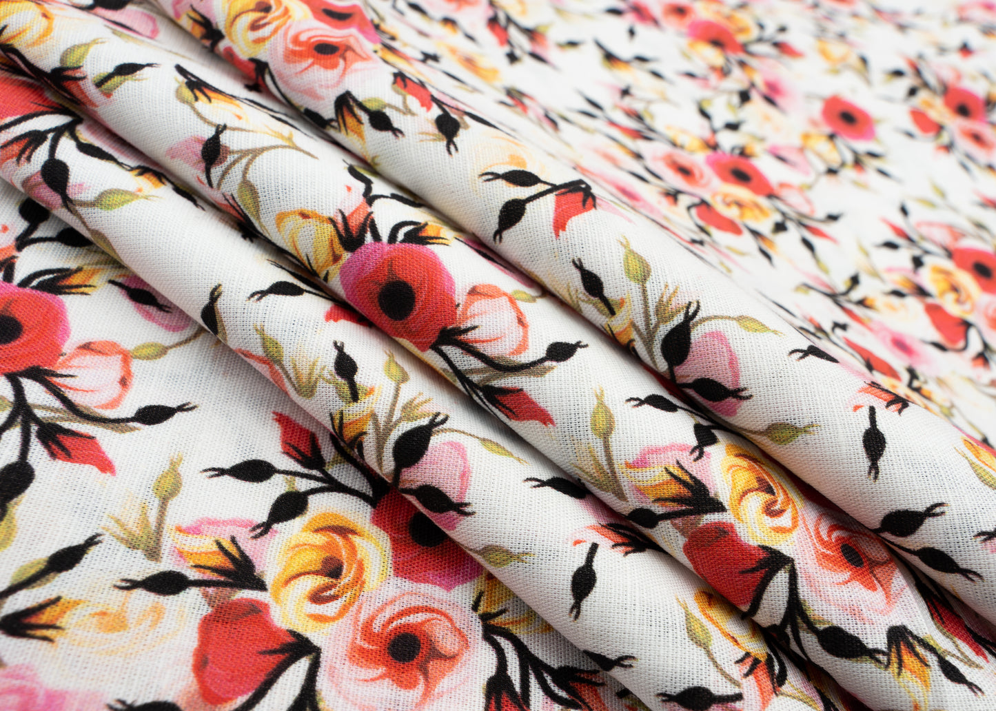 Linen Cotton Blend,Digital Print,Plain,Multi Colour Floral, Men And Women, Unstitched Shirting Or Top Fabric