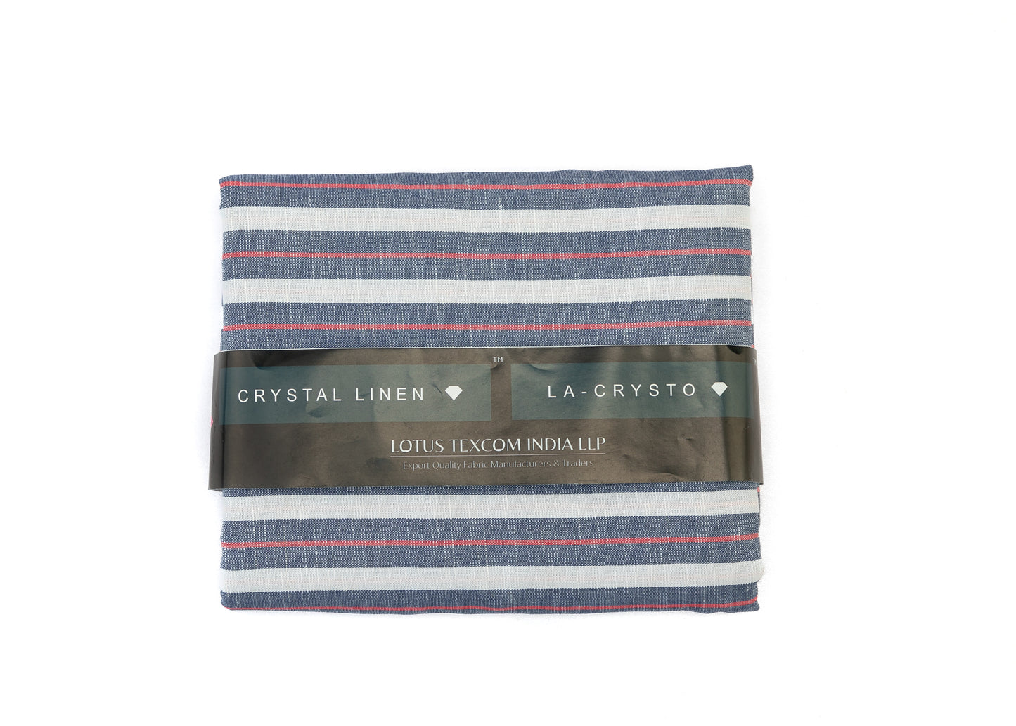 Linen Cotton Blend, Yarn Dyed, Plain,Red And Blue And White R797, Men And Women, Unstitched Shirting Or Top Fabric