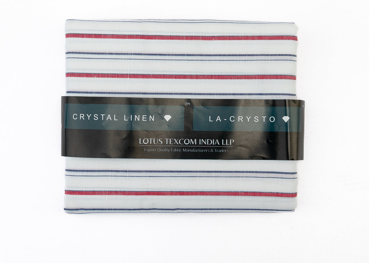 Linen Cotton Blend, Yarn Dyed, Plain,Red And Blue And White R794, Men And Women, Unstitched Shirting Or Top Fabric