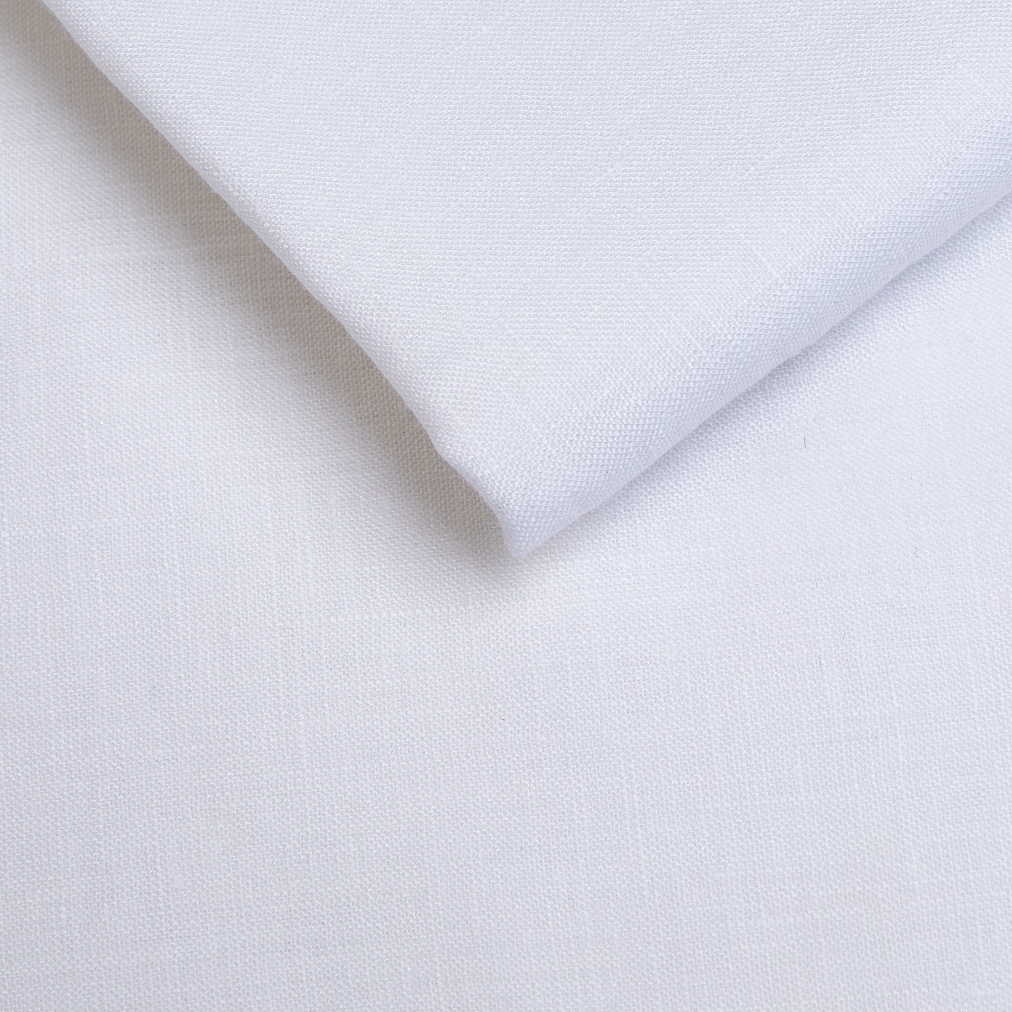100% Linen 100 Lea ,Bleach White, Plain, White, Solid, Men And Women, Unstitched Shirting Or Top Fabric