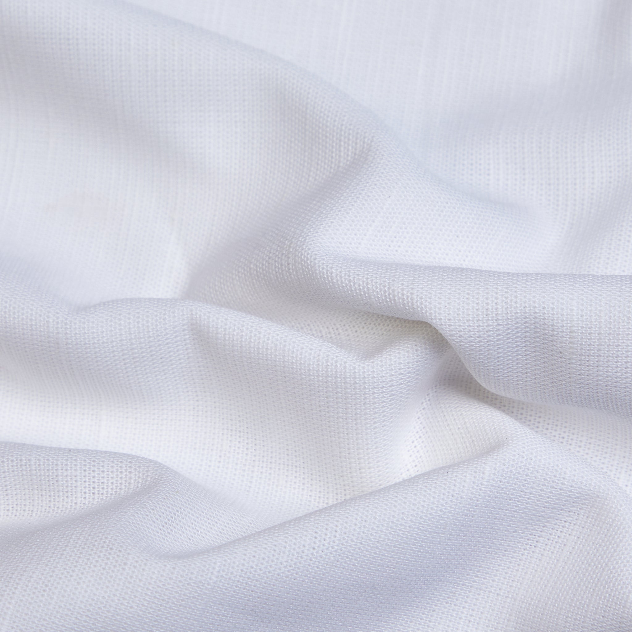 Linen Cotton Blend ,Bleach White, Plain, White, Solid, Men And Women, Unstitched Shirting Or Top Fabric