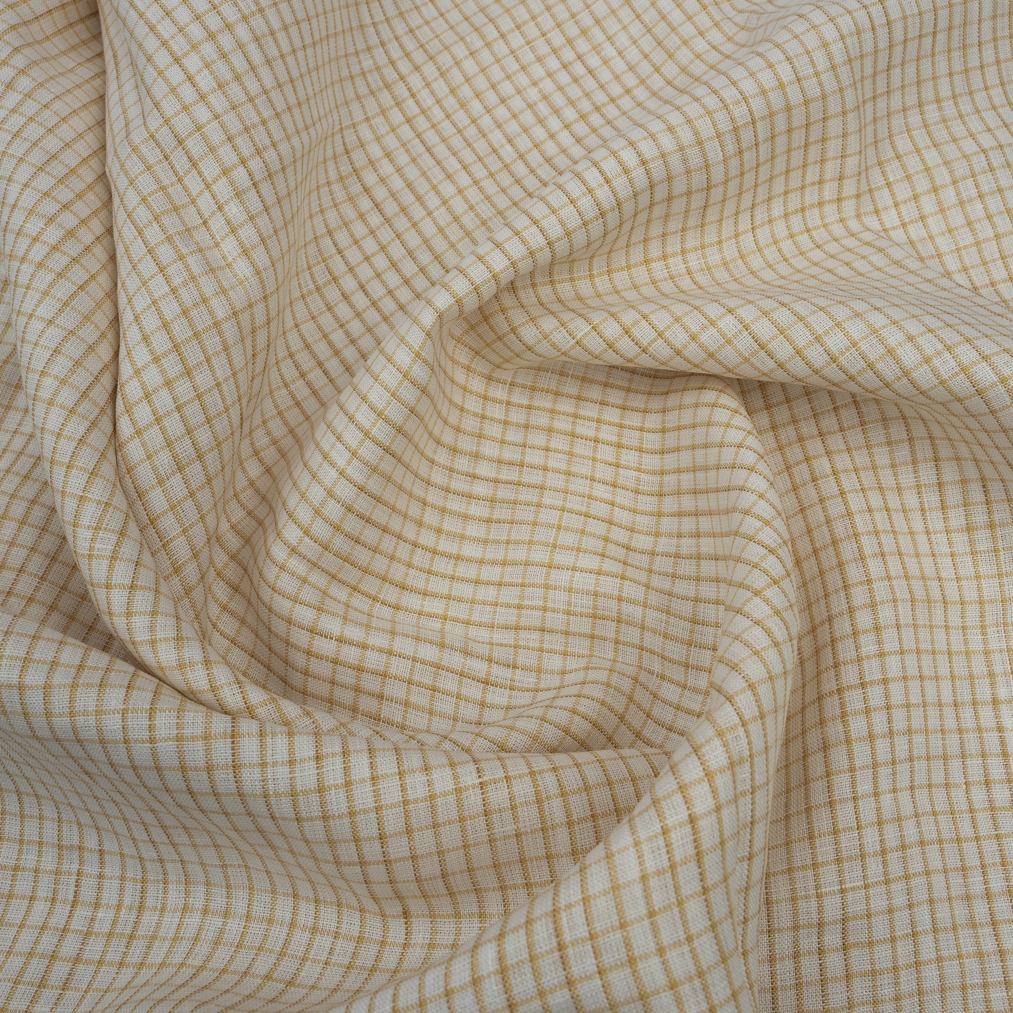 100% Linen, Yarn Dyed, Plain,Orange And White, Men And Women, Unstitched Shirting Or Top Fabric