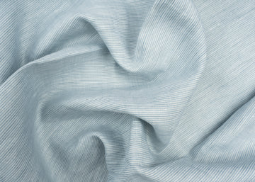 100% Linen, Yarn Dyed, Plain,Blue And White, Men And Women, Unstitched Shirting Or Top Fabric