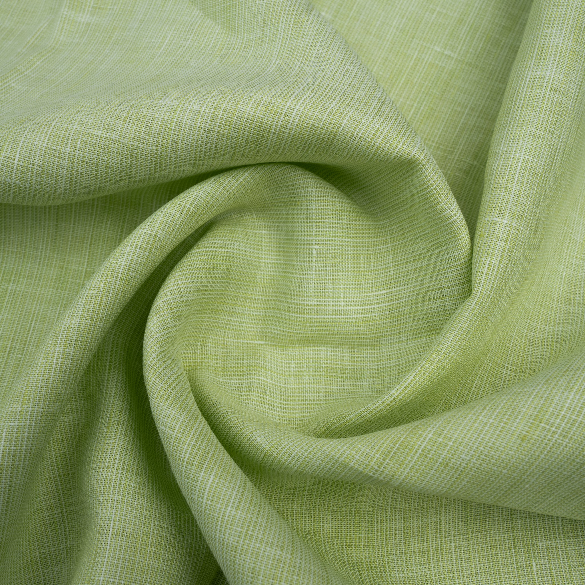 100% Linen, Yarn Dyed, Plain,Parrot Green And Green, Men And Women, Unstitched Shirting Or Top Fabric