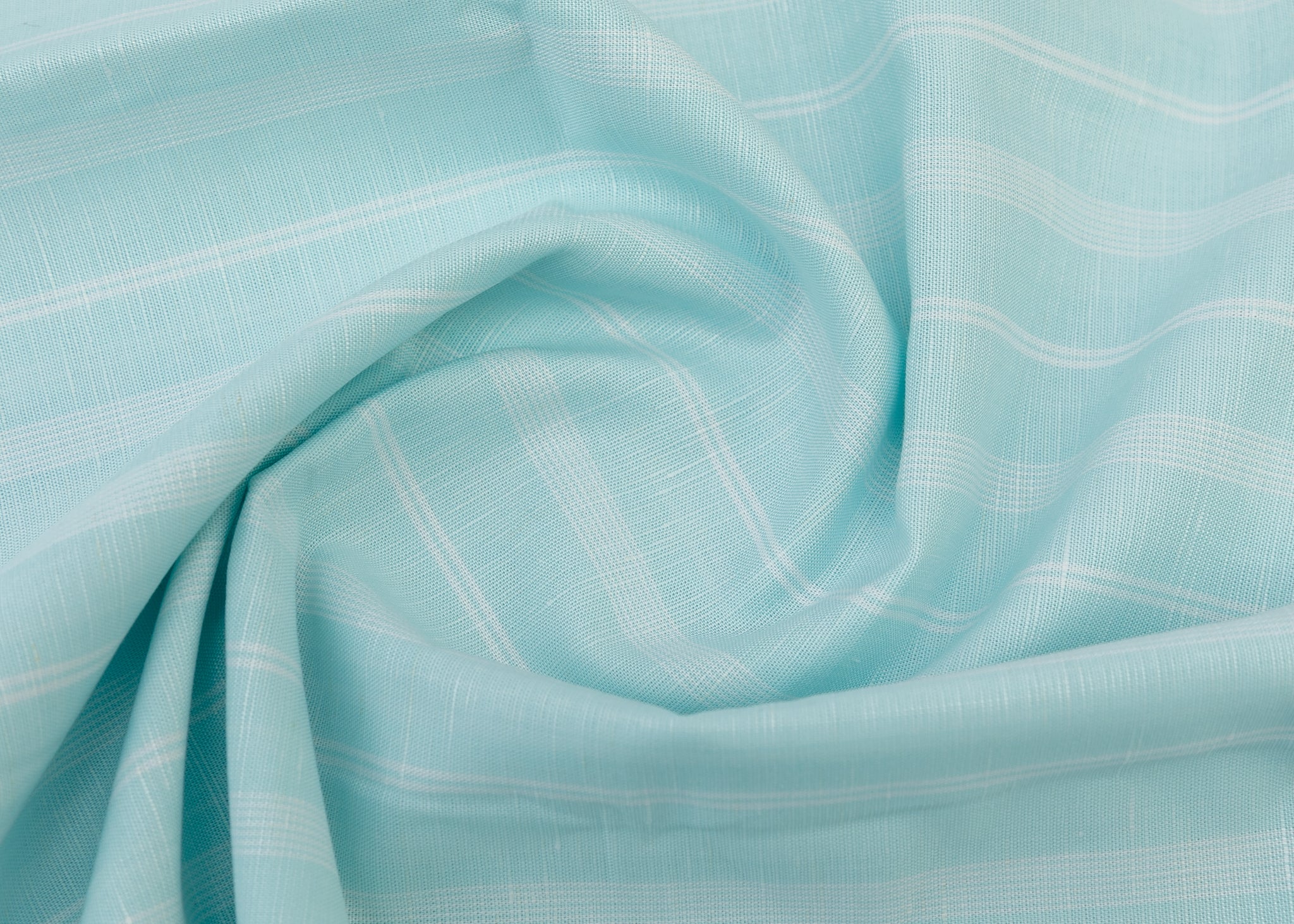 Light Green & White Stripe Fabric