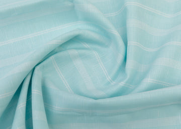 Light Green & White Stripe Fabric