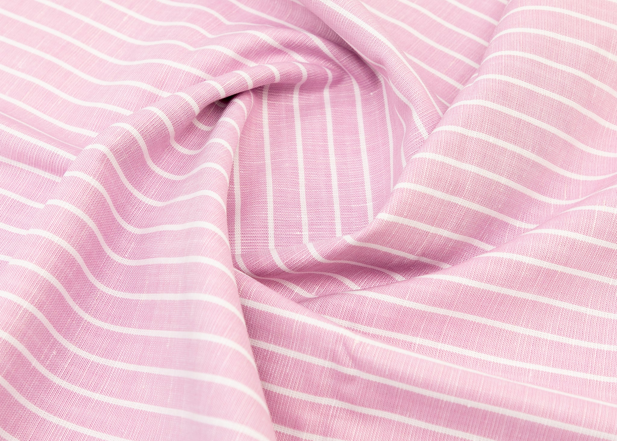 Pink & White Stripe Fabric