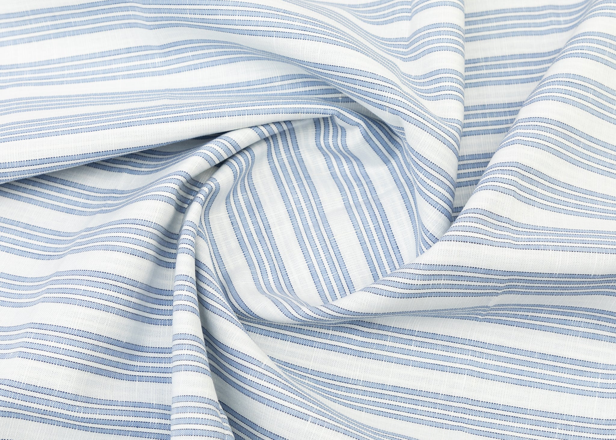 Blue & White Stripe Fabric