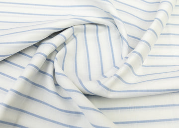 Blue & White Stripe Fabric