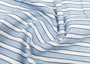 Blue & White Stripe Fabric