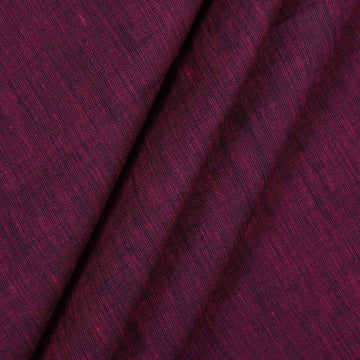 100% Linen, Yarn Dyed, Plain,Maroon And Black, Men And Women, Unstitched Shirting Or Top Fabric
