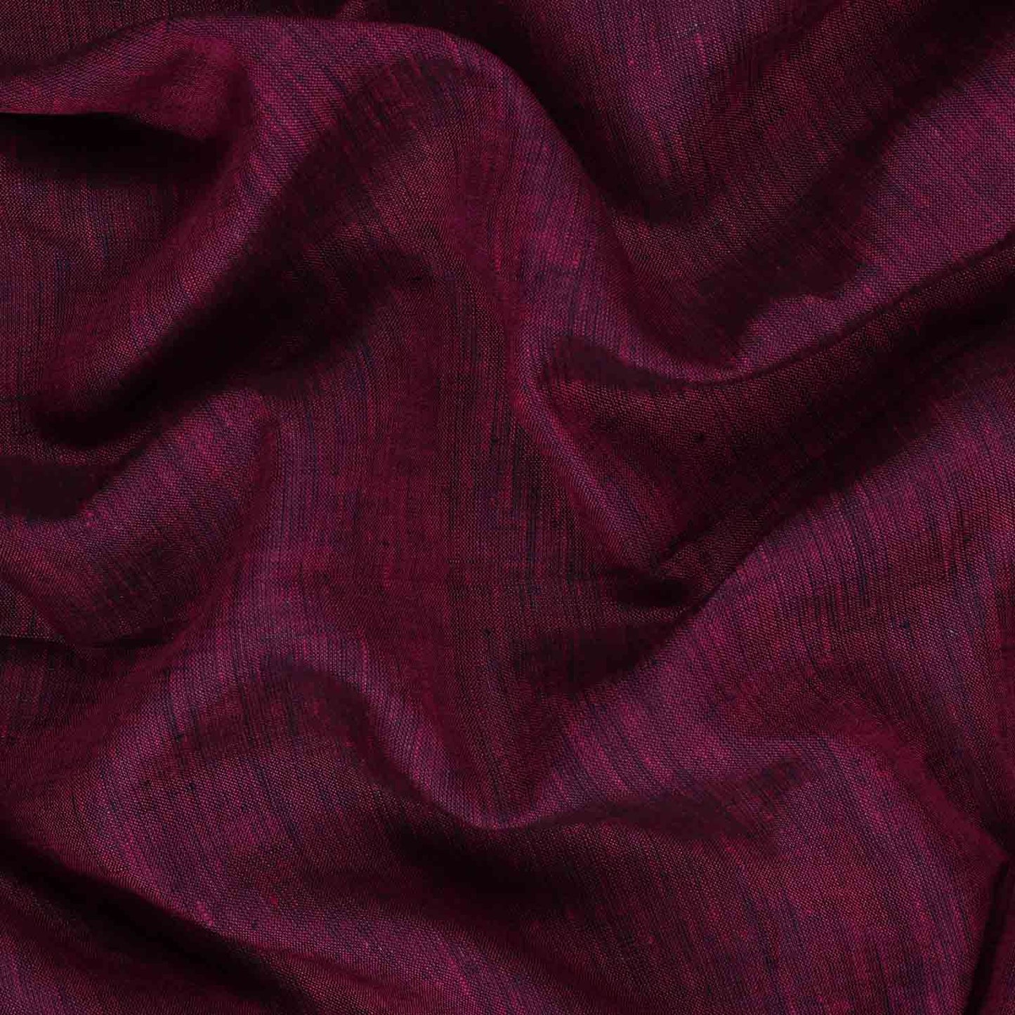 100% Linen, Yarn Dyed, Plain,Maroon And Black, Men And Women, Unstitched Shirting Or Top Fabric