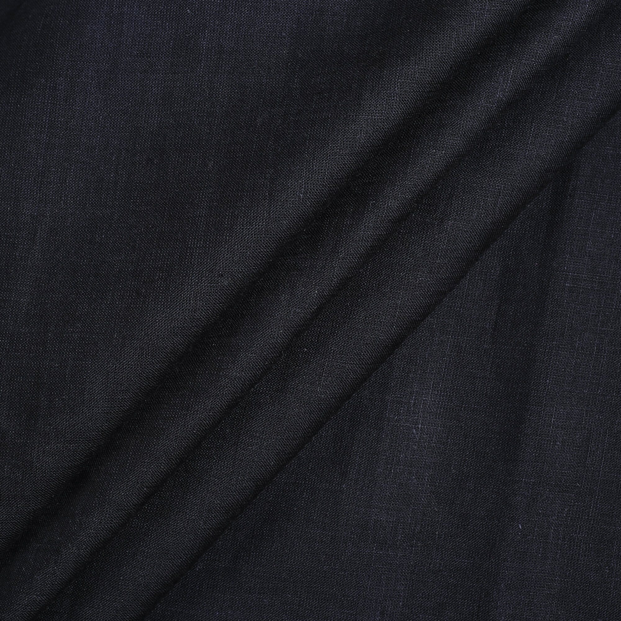 100% Linen,Piece Dyed,Plain,Black, Men And Women, Unstitched Shirting Or Top Fabric