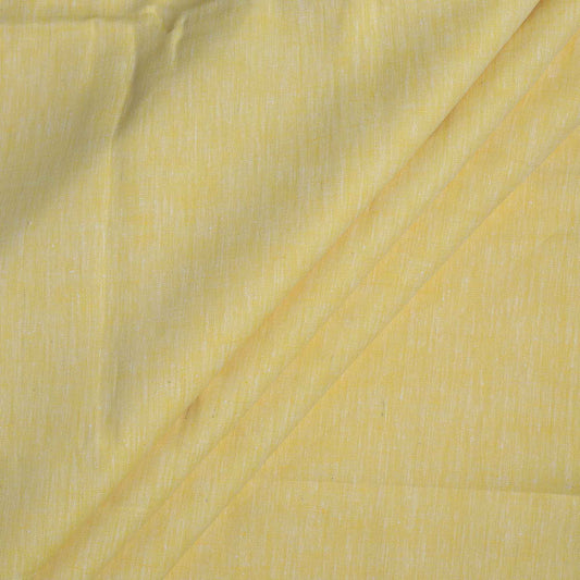 100% Linen, Yarn Dyed, Plain,Light Yellow Linen, Men And Women, Unstitched Shirting Or Top Fabric