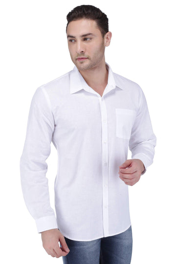 White Linen Shirt
