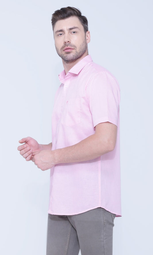 CLASSY PINK - Half Sleeve Shirt