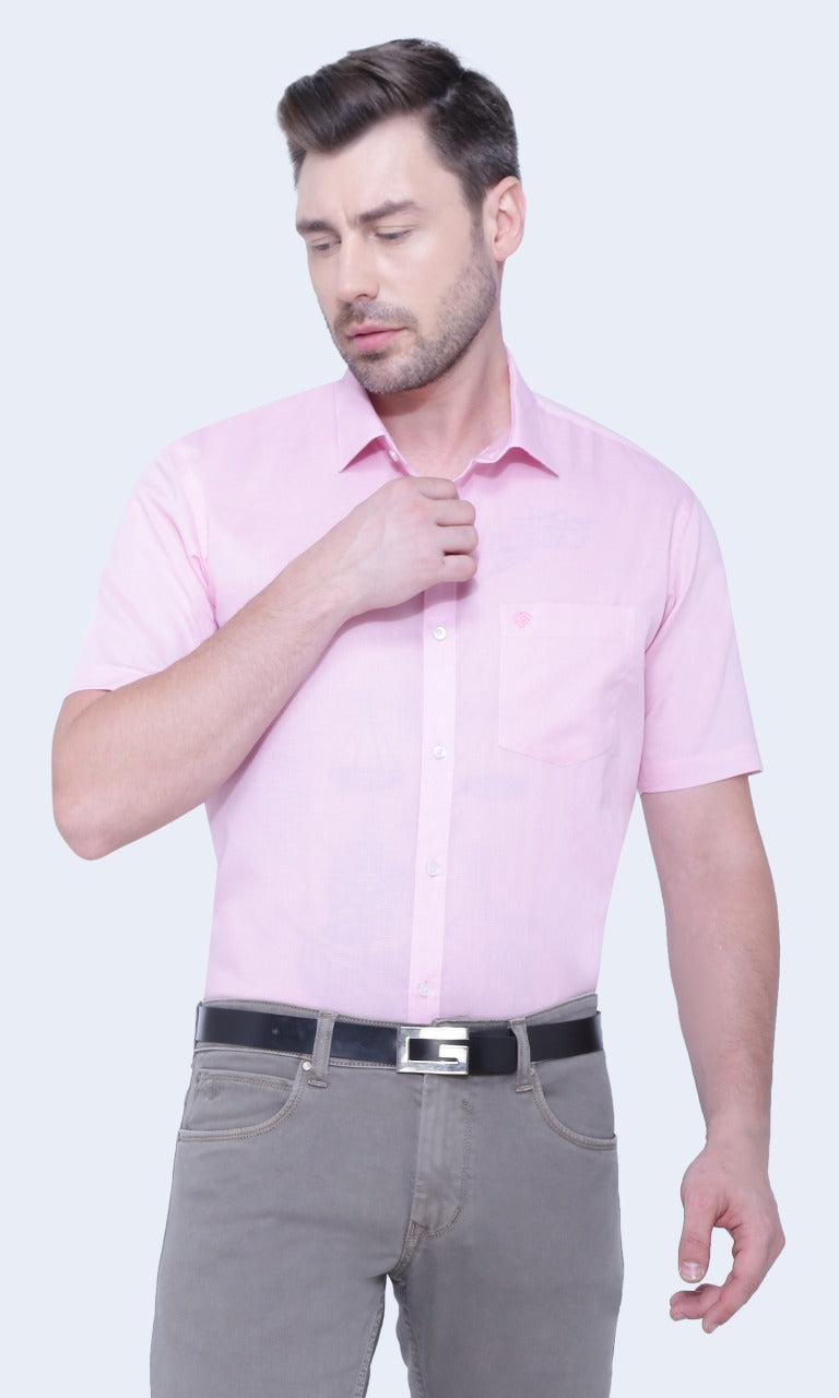 CLASSY PINK - Half Sleeve Shirt