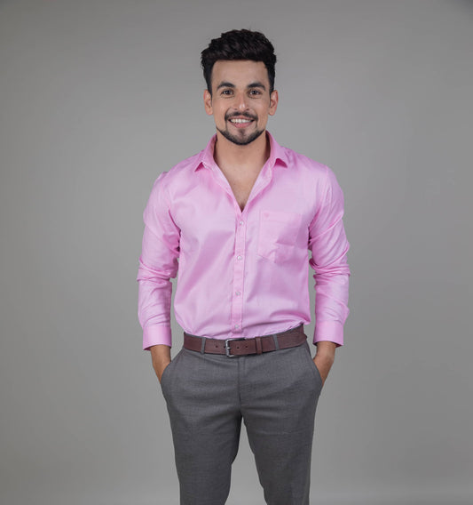 Pink Cotton Shirt